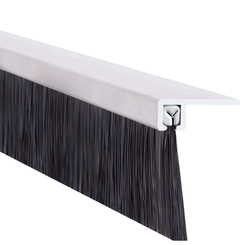PVC Door Seam Seal Strip Wooden Door Edge Brush Door Windproof Dust - View #6
