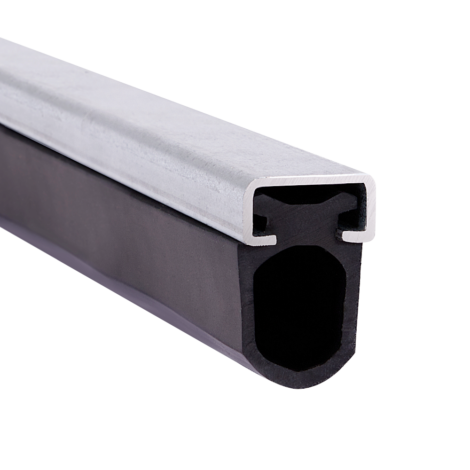 Roller shutter door bottom seal galvanized metal