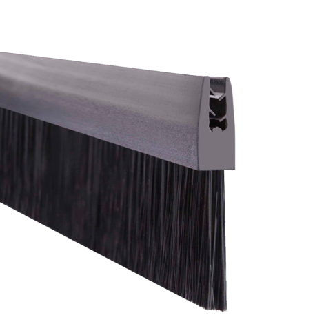 Flexible Brush Strip Clip-On Profile 180°