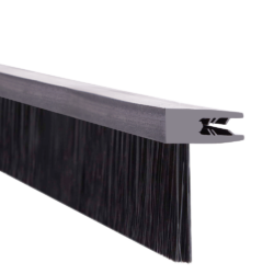 Flexible Brush Strip Clip-On Profile 90°